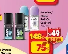 Emotion/Blade Roll-On Çeşitleri 50 Ml
