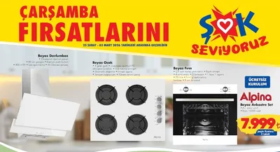 Alpina Beyaz Ankastre Set