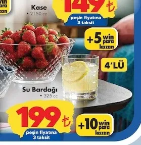 Su Bardağı 325 Cc 4'Lü