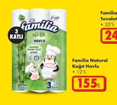 Familia Natural Kağıt Havlu 12'Li