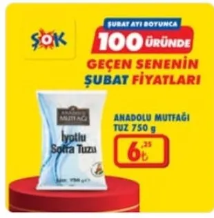 Anadolu Mutfağı İyotlu Sofra Tuzu 750 G