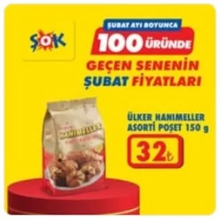 Ülker Hanımeller Asorti Poşet 150 G