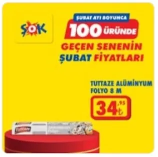 Tuttaze Alüminyum Folyo 8 M