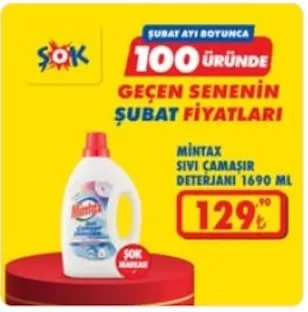 Mintax Sıvı Çamaşır Deterjanı 1690 Ml