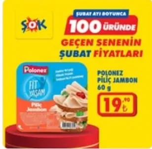 Polonez Piliç Jambon 60 G