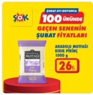 Anadolu Mutfağı Kırık Pirinç 1000 G