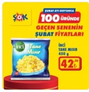 İnci Tane Mısır 450 G