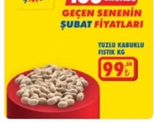 Tuzlu Kabuklu Fıstık Kg
