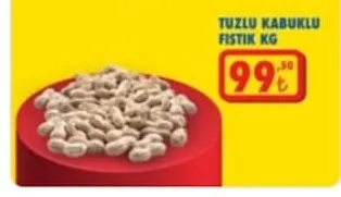 Tuzlu Kabuklu Fıstık Kg