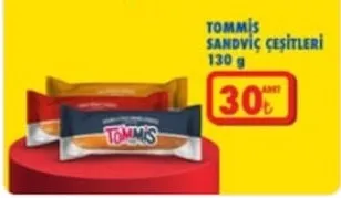 Tommis Sandviç Çeşitleri 130 G