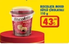 Biscolata Mood Sütlü Çikolatalı 110 G