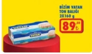 Bizim Vatan Ton Balığı 2X160 G