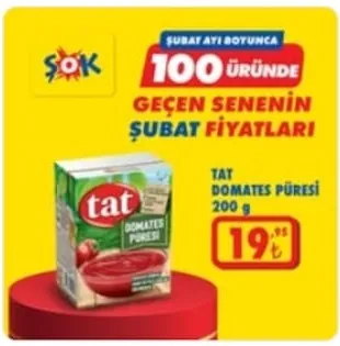 Tat Domates Püresi 200 G