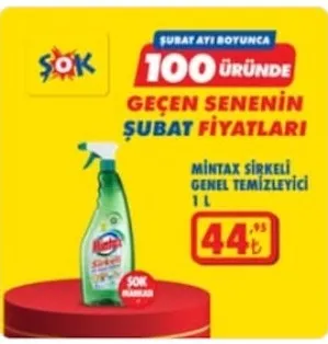 Mintax Sirkeli Genel Temizleyici 1 L
