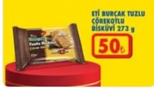 Eti Burçak Tuzlu Çörekotlu Bisküvi 273 G