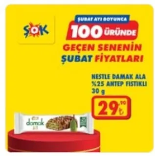 Nestle Damak Ala %25 Antep Fıstıklı 30 G