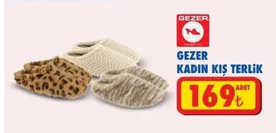 Gezer Kadın Kış Terlik