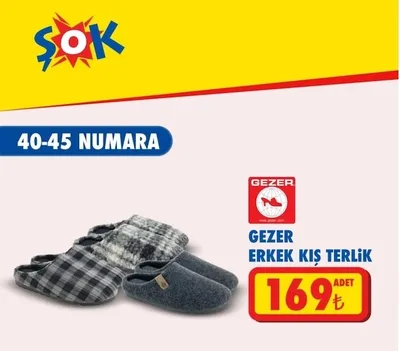 Gezer Erkek Kış Terlik