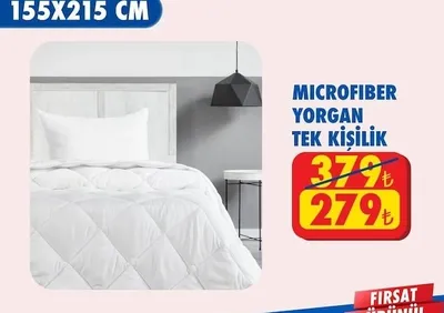 Mikrofiber Yorgan Tek Kişilik