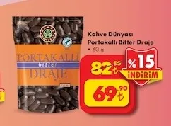 Kahve Dünyası Portakallı Bitter Draje 60 G
