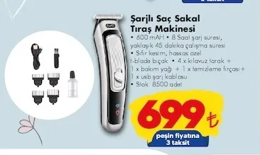 Oky Şarjlı Saç Sakal Tıraş Makinesi