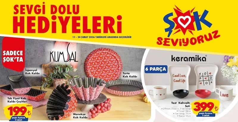 Keramika Tost Kahvaltı Seti 6 Parça