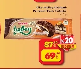 Ülker Halley Çikolatalı Portakallı Pasta Tadında 236 G