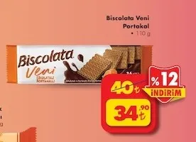 Biscolata Veni Portakal 110 G
