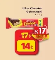 Ülker Çikolatalı Gofret Maxi 47 G