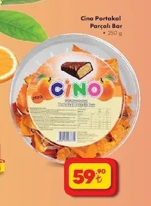 Cino Portakal Parçalı Bar 250 G