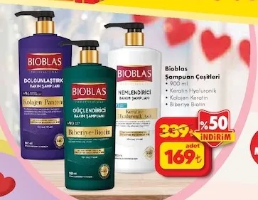Bioblas Şampuan Çeşitleri 900 Ml