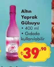Altın Yaprak Gülsuyu 400 Ml