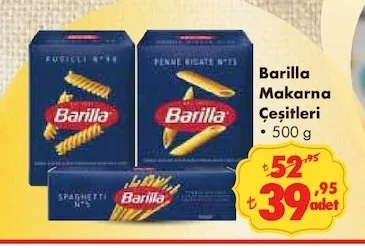 Barilla Makarna Çeşitleri 500 G
