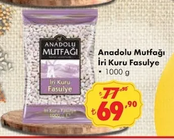 Anadolu Mutfağı İri Kuru Fasulye 1000 G