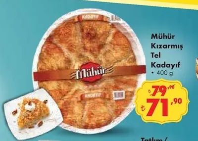 Mühür Kızarmış Tel Kadayıf 400 G