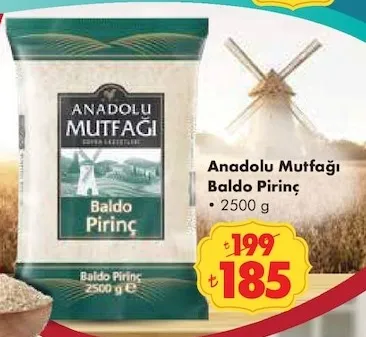 Anadolu Mutfağı Baldo Pirinç 2500 G