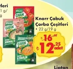Knorr Çabuk Çorba Çeşitleri 22 G/19 G