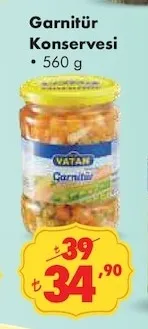 Garnitür Konservesi 560 G