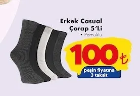 Erkek Casual Çorap 5'Li