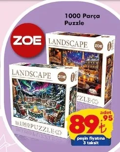 Zoe 1000 Parça Puzzle