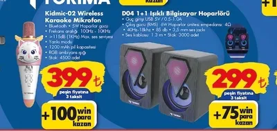 Torima Kidmic-02 Wireless Karaoke Mikrofon