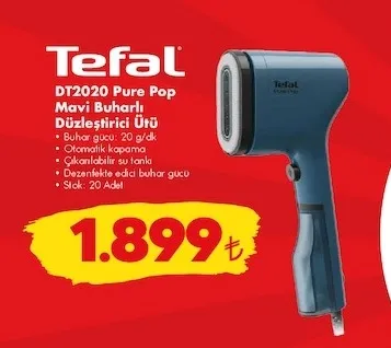 Tefal Dt2020 Pure Pop Mavi Buharlı Düzleştirici Ütü