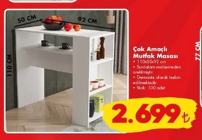 Çok Amaçlı Mutfak Masası