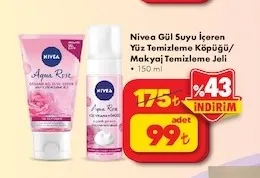 Nivea Gül Suyu Iceren Yüz Temizleme Köpüğü/ Makyaj Temizleme Jeli 150 Ml