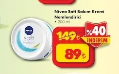 Nivea Soft Bakım Kremi Nemlendirici 200 Ml