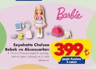 Seyahatte Chelsea Bebek Ve Aksesuarları 15 Cm Chelsea Seyahat Bebeği, Sevimli Yavru Köpeği Ve 6 Adet Aksesuar