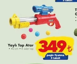 Yaylı Top Atar 40 Cm - 6 Adet Top