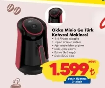 Okka Minio Go Türk Kahvesi Makinesi