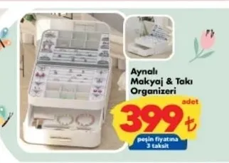 Aynalı Makyaj & Takı Organizeri