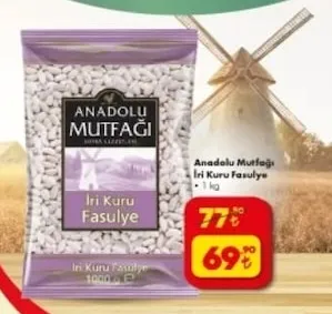 Anadolu Mutfağı İri Kuru Fasulye 1 Kg